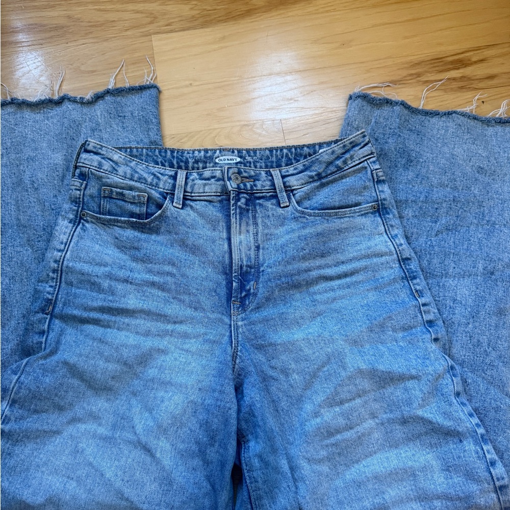 Wide leg jeans